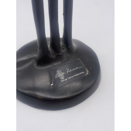 439 - 1990s LOUISE HEDERSTROM FOR IKEA PATINATED METAL SCULPTURE