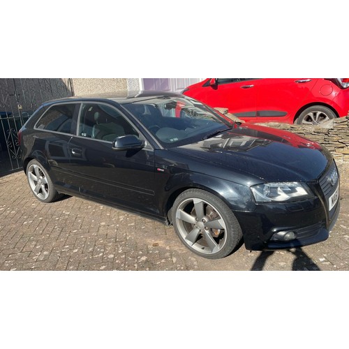 1 - AUDI A3 S-LINE SPECIAL EDITION TDI 138 NUMBER PLATE MA61 XHV, MILEAGE 116,250, SERVICED FEB 2024, FU... 