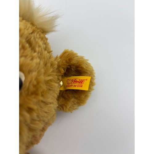 556 - STEIFF 014451 KNOPF TEDDY BEAR