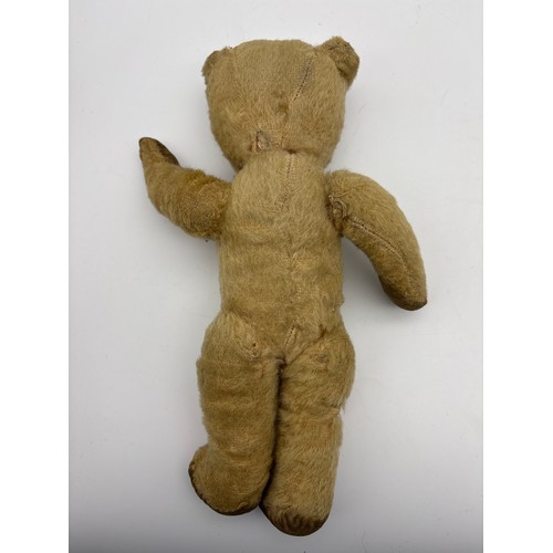 407 - SMALL PLUSH MOHAIR TEDDY BEAR