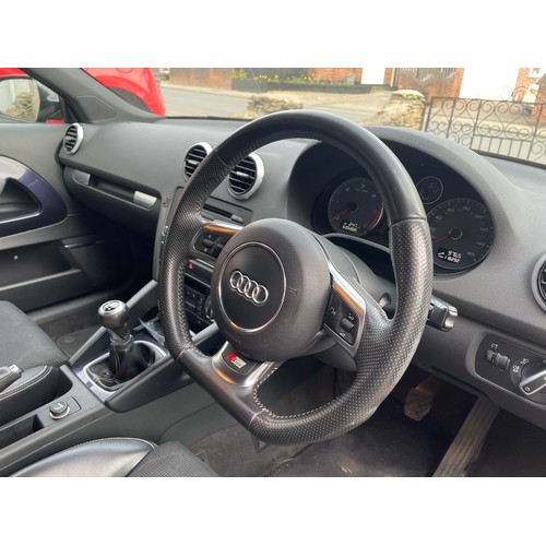 1 - AUDI A3 S-LINE SPECIAL EDITION TDI 138 NUMBER PLATE MA61 XHV, MILEAGE 116,250, SERVICED FEB 2024, FU... 