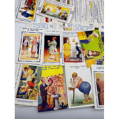 503 - SELECTION OF BAMFORTH AND CO AND SEASIDE SAUCY POSTCARDS