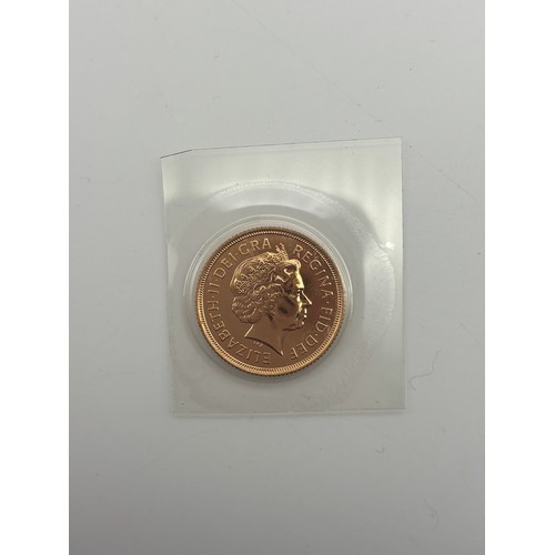 500 - QUEEN ELIZABETH II 2003 GOLD SOVEREIGN