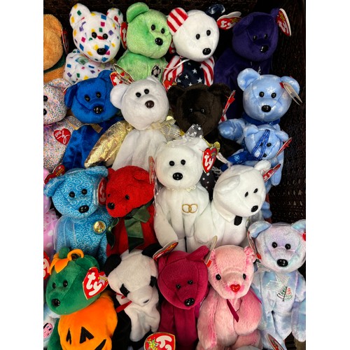 561 - VARIOUS TY PLUSH BEANIE BEARS