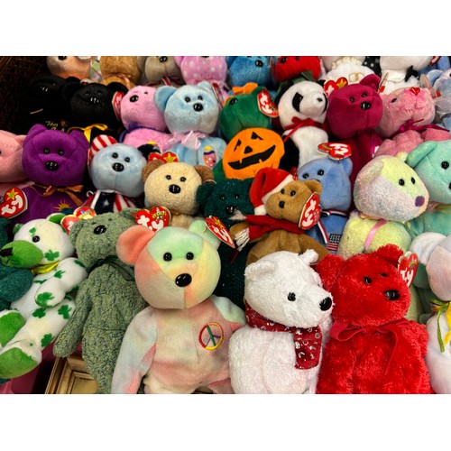 561 - VARIOUS TY PLUSH BEANIE BEARS