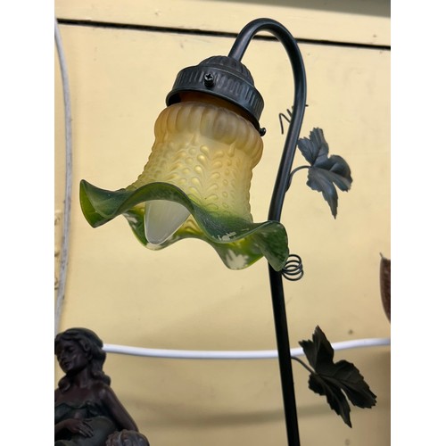 384 - RESIN MOULDED FIGURAL WATER FEATURE LAMP