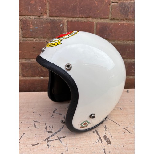 545 - VINTAGE ISLE OF MAN RACING HELMET