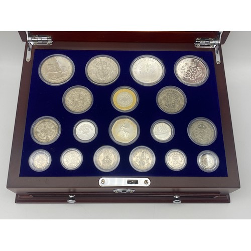 491A - PRESENTATION CASE THE HOUSE OF WINDSOR SILVER COIN COLLECTION WITH CERTIFICATES