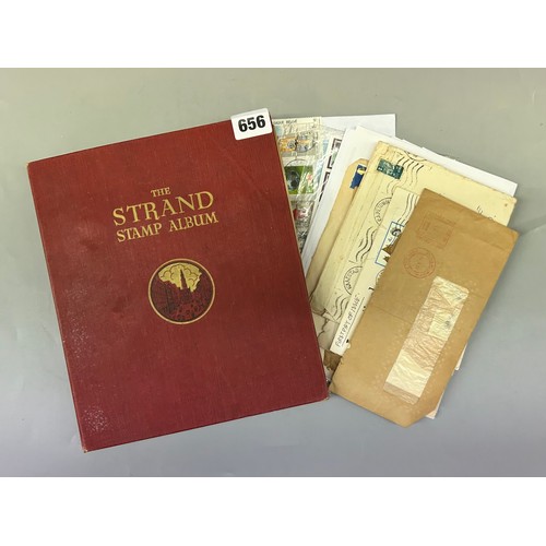 588 - STRAND STAMP ALBUM OF WORLD POSTAGE STAMPS