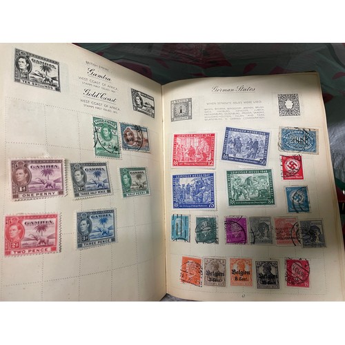 517 - THREE LARGE ALBUMS OF GB AND CHANNEL ISLANDS POSTAGE STAMPS, WORLD ALBUM AND OTHERS