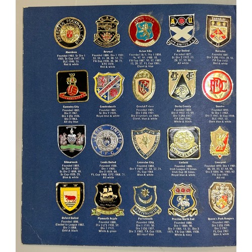 600 - 1970 WORLD CUP COIN COLLECTION, ESSO PETROLEUM FOOTBALL CLUB BADGES