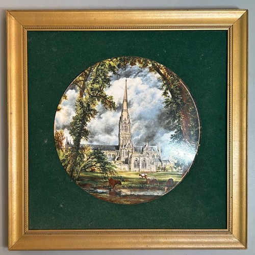 377 - CROWN STAFFORDSHIRE LIMITED EDITION BONE CHINA PLATES JOHN CONSTABLE SERIES