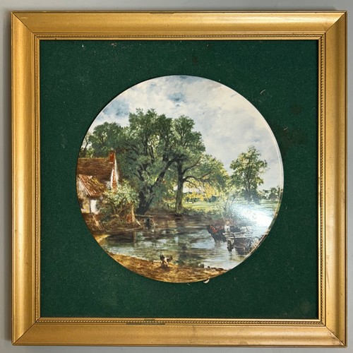 377 - CROWN STAFFORDSHIRE LIMITED EDITION BONE CHINA PLATES JOHN CONSTABLE SERIES