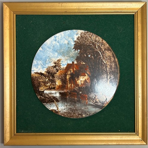 377 - CROWN STAFFORDSHIRE LIMITED EDITION BONE CHINA PLATES JOHN CONSTABLE SERIES