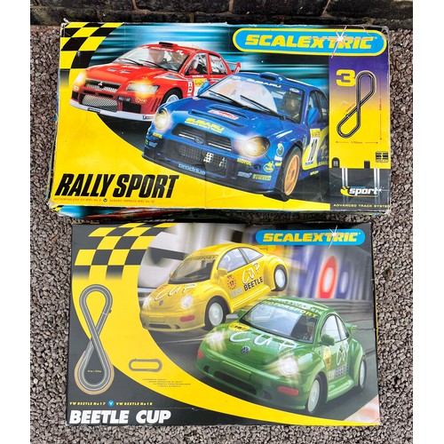 SCALEXTRIC BEETLE CUP, AND SCALEXTRIC RALLY SPORT SETS
