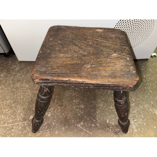 87 - ELM MILKING STOOL
