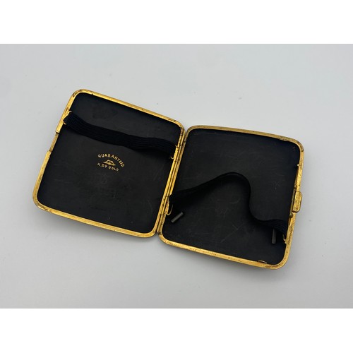 JAPANESE K24 GOLD DRAGON DECORATED CIGARETTE CASE