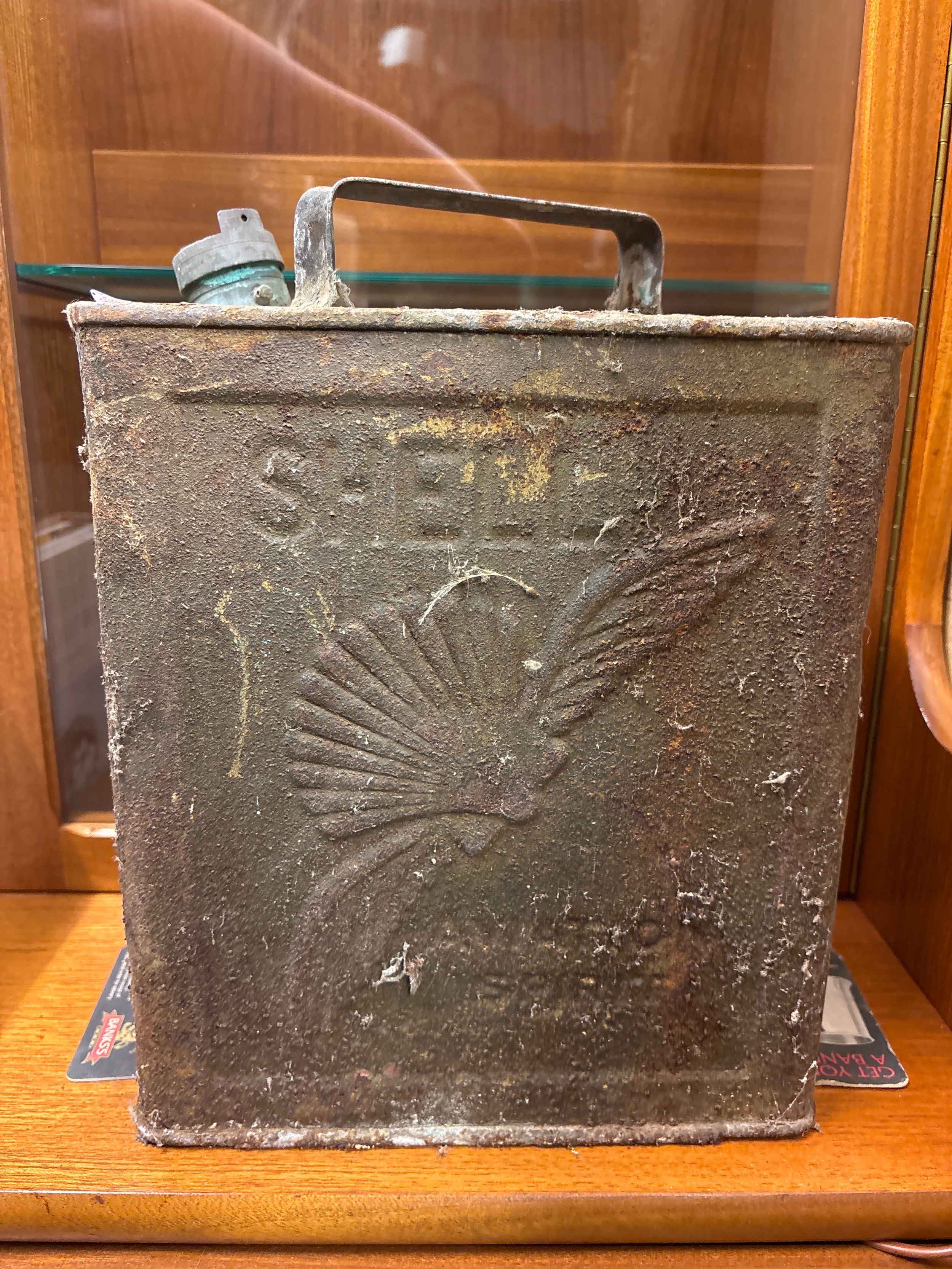 VINTAGE SHELL JERRY CAN