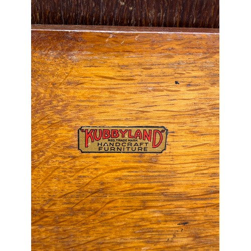 23 - OAK BOX HALL STICK AND COAT STAND (BACK LEGS A/F)