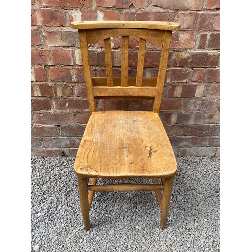 7 - BEECH CHURCH HALL CHAIR