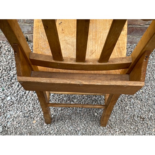 7 - BEECH CHURCH HALL CHAIR