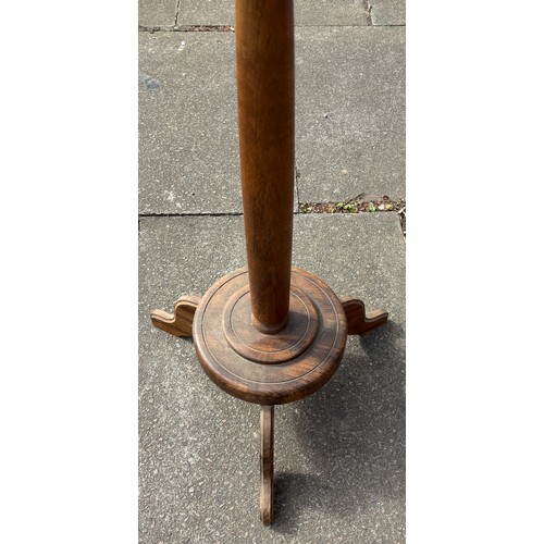 11 - BEECH TRIPOD TORCHERE STAND