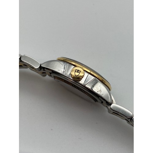 567 - LADIES BOXED TUDOR GLAMOUR DATE ADJUST WRIST WATCH WITH CHAMPAGNE DIAL, BICOLOUR STAINLESS STEEL STR... 