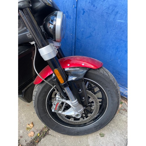 1A - 2022 - RED TRIUMPH ROCKET 3GT MOTORCYCLE 2458CC REGISTRATION OY22 YVZ-LOW MILEAGE V5C AND KEYS