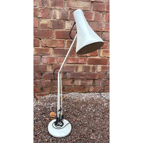 100J - WHITE ENAMEL ANGLE POISE DESK LAMP