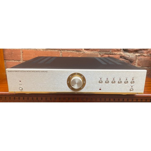 241 - LINN SONDEK LP-12 TURNTABLE AND A MUSICAL FIDELITY AMPLIFIER