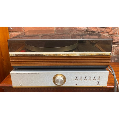 241 - LINN SONDEK LP-12 TURNTABLE AND A MUSICAL FIDELITY AMPLIFIER