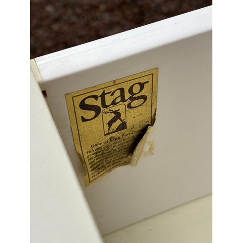 22 - STAG NOCTURNE LOW TWO DRAWER CHEST