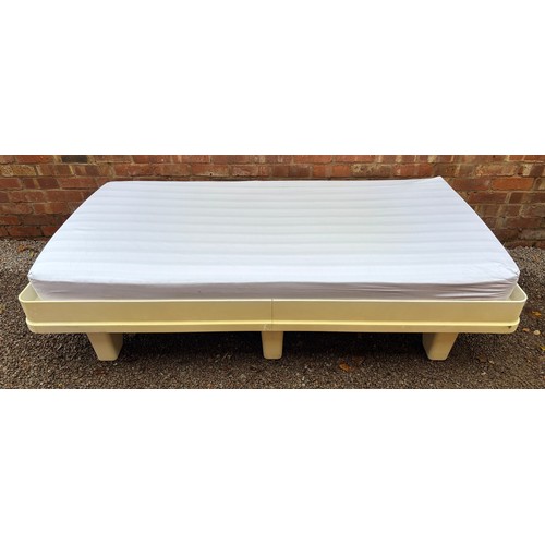 26 - TWO 1970S JAMES SECCOMBE JS SERIES SINGLE PLASTIC FASHION  BEDS