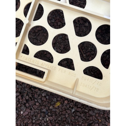 26 - TWO 1970S JAMES SECCOMBE JS SERIES SINGLE PLASTIC FASHION  BEDS