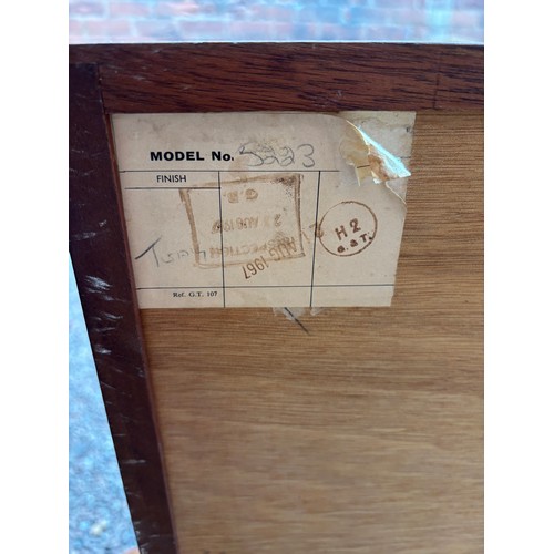 44 - GREAVES & THOMAS TEAK LONG SIDEBOARD NO.5223