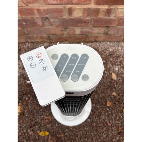 18 - VERTICAL REMOTE CONTROL FAN AND BELDRAY FAN