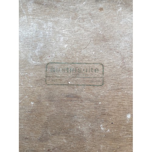 105 - AUSTIN SUITE TEAK SIX DRAWER DRESSING TABLE