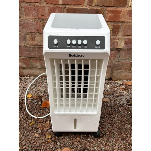 18 - VERTICAL REMOTE CONTROL FAN AND BELDRAY FAN