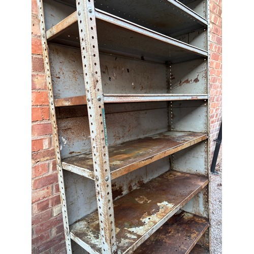 24 - VINTAGE INDUSTRIAL DEXION 7.5FT SHELVING UNIT