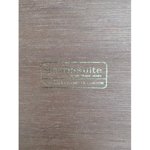 35 - TEAK AUSTINSUITE  SIX DRAWER DRESSING TABLE