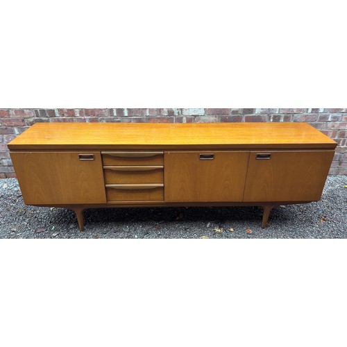141 - GREAVES & THOMAS TEAK LONG SIDEBOARD NO.5223