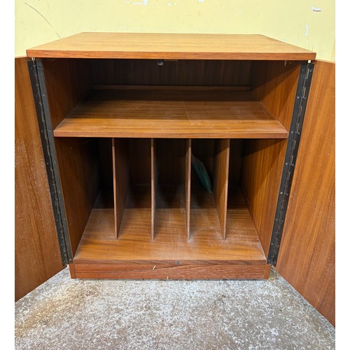 24 - TEAK LP STORAGE CABINET