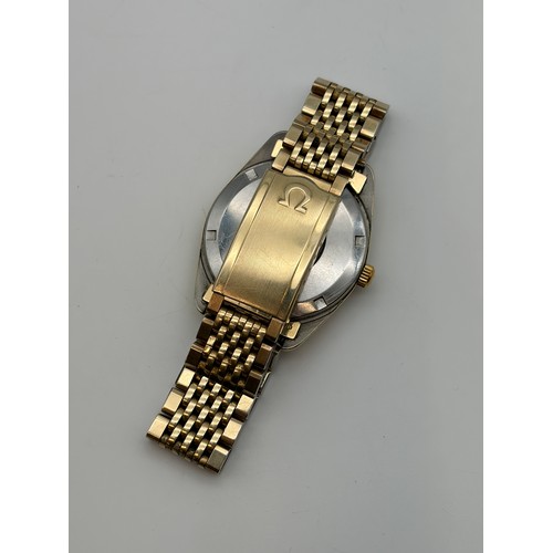 543 - GENTLEMANS OMEGA AUTOMATIC SEAMASTER GOLD PLATED WRIST WATCH