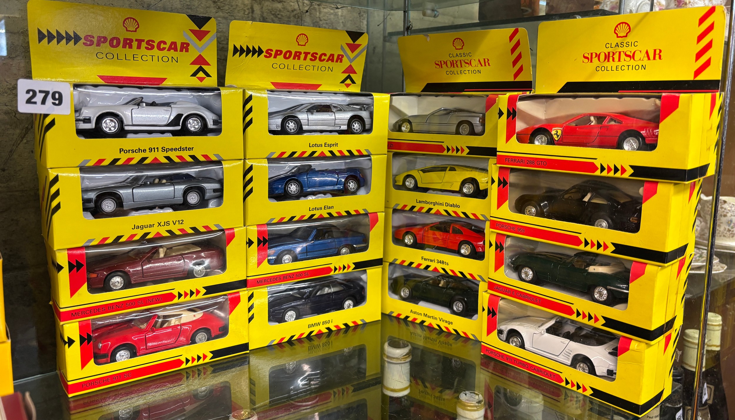SHELL CLASSIC SPORTS CAR COLLECTION DIECAST MODELS