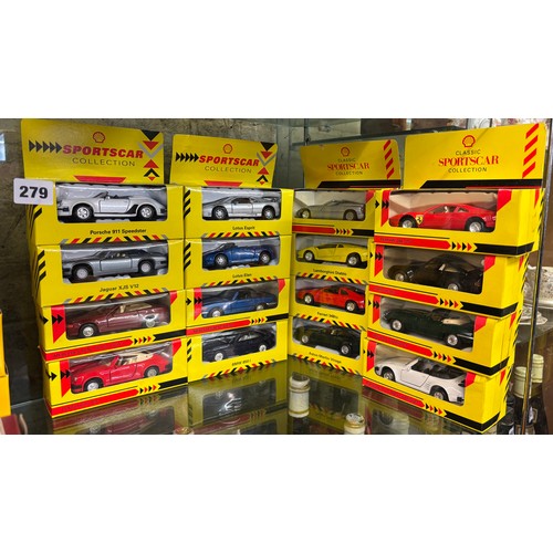 SHELL CLASSIC SPORTS CAR COLLECTION DIECAST MODELS