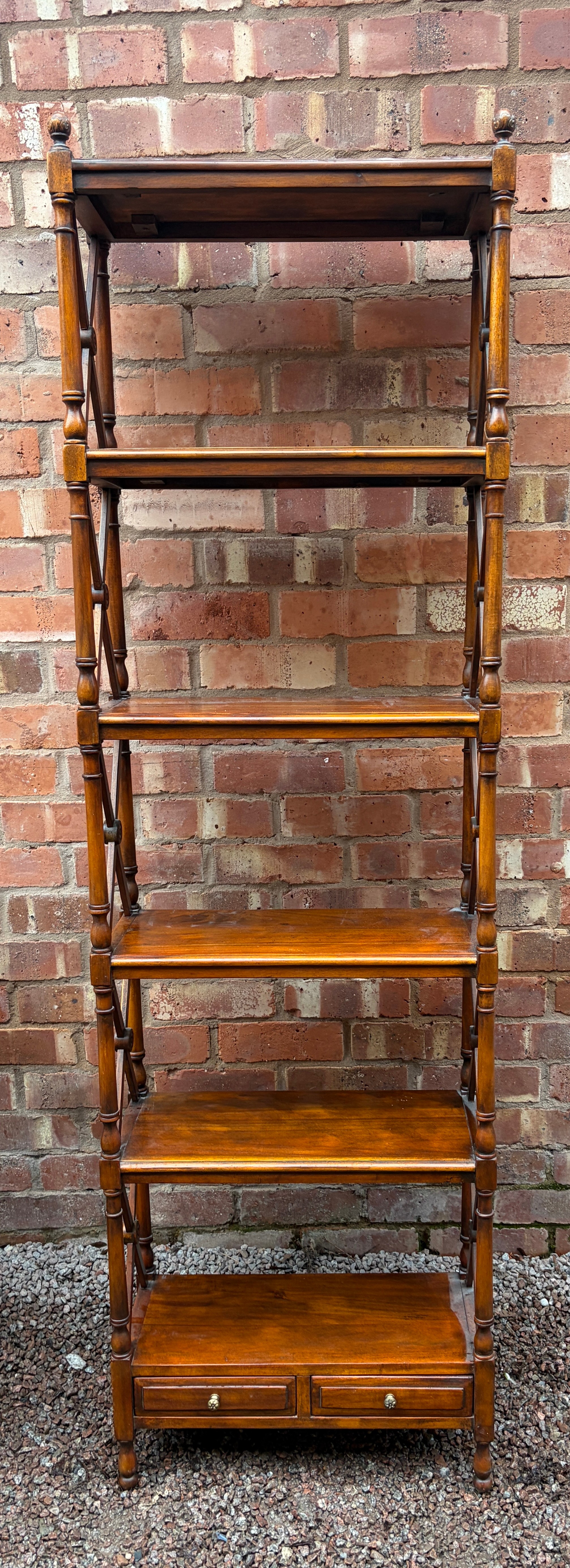 REPRODUCTION SIMULATED BAMBOO WOTNOT SHELF
