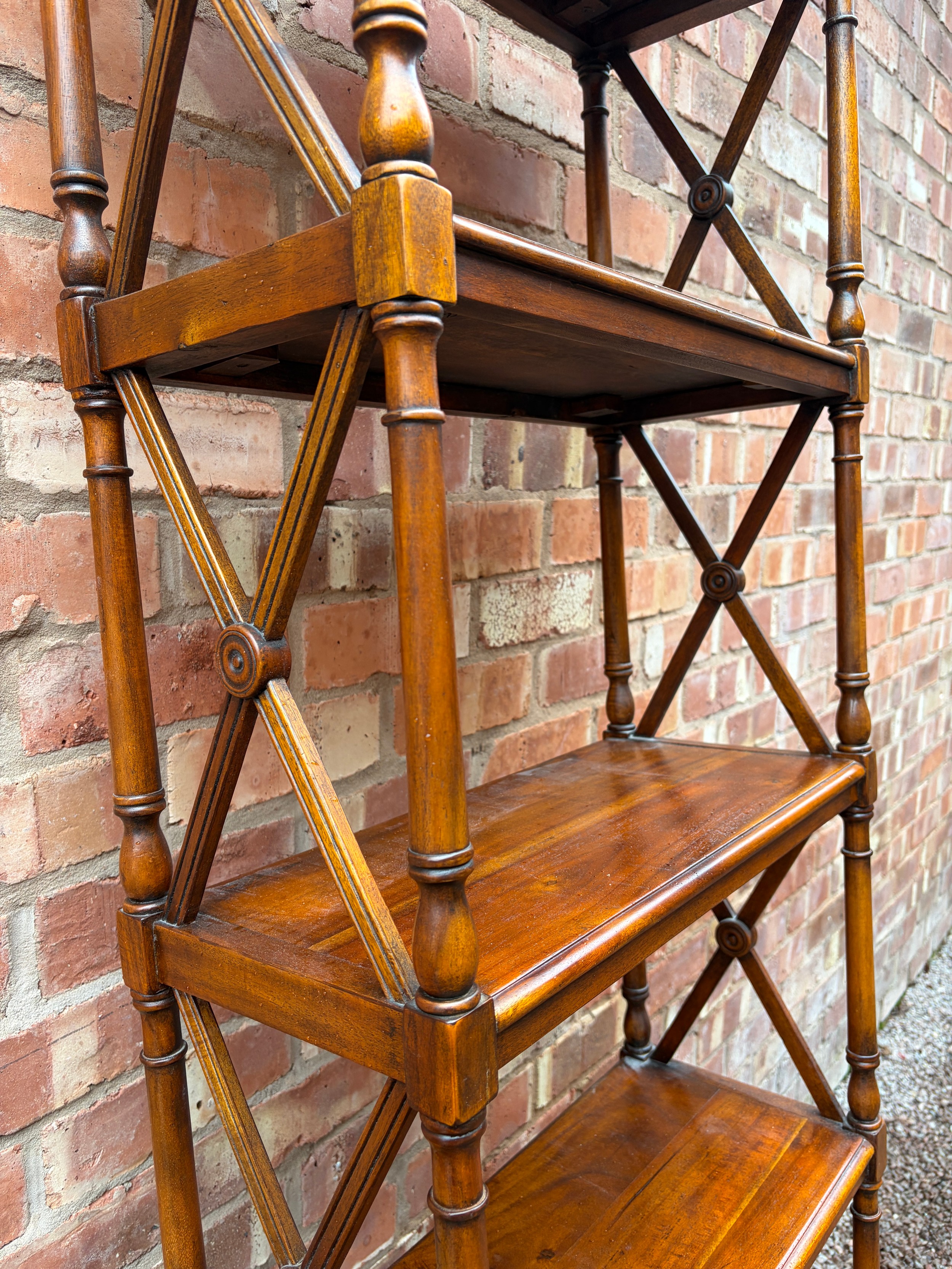 REPRODUCTION SIMULATED BAMBOO WOTNOT SHELF