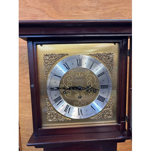 18 - REPRODUCTION METAMEC SMALL LONG CASE CLOCK
