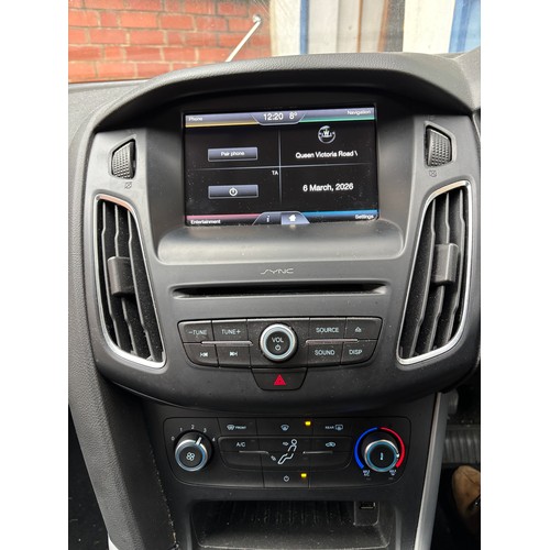 1 - BLUE FORD FOCUS TITANIUM FIVE DOOR CAR, VA65 NHZ PETROL 18653 MILES. LAST MOT FEB 2025. V5C DOCUMENT... 