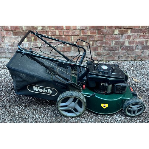 121 - WEBB 140CC PETROL LAWNMOWER